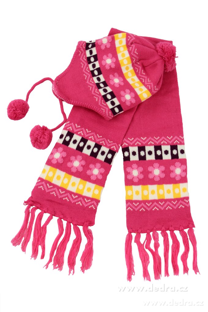 Dětská zimní sada, čepice + šála | Různé | Grand Móda