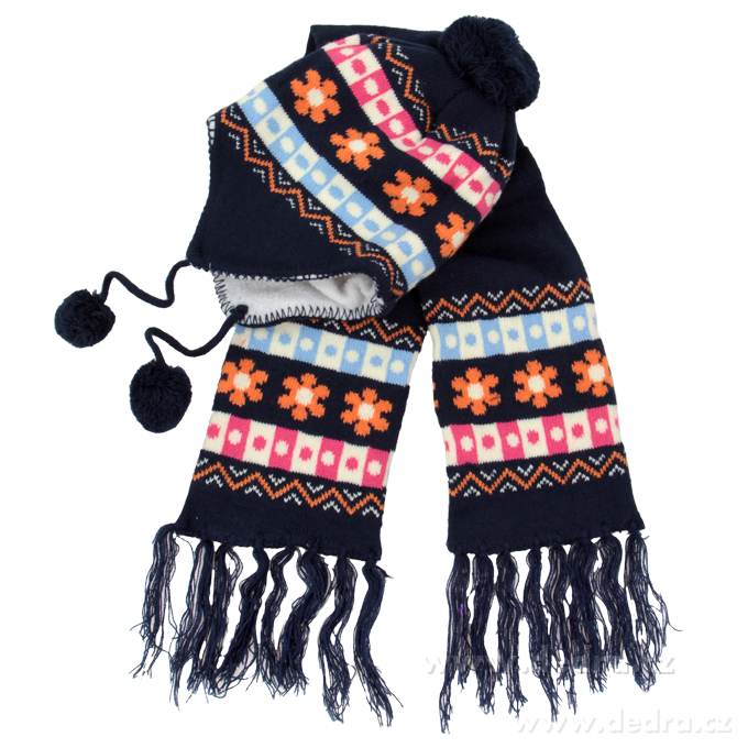 Dětská zimní sada, čepice + šála | Různé | Grand Móda