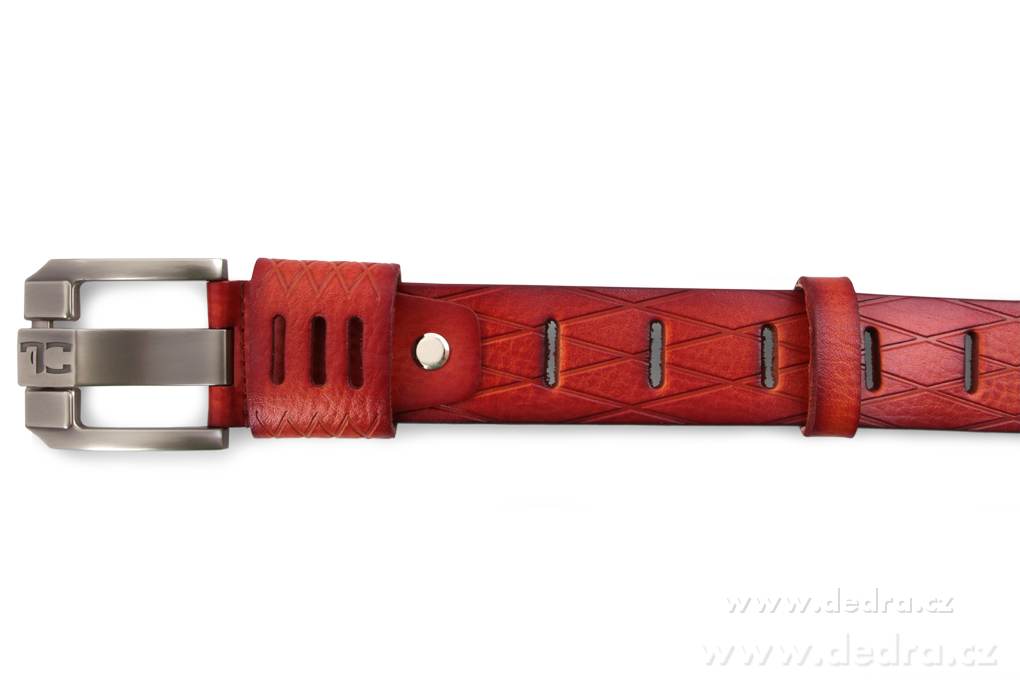 Kožený opasek, s kovovou sponou – náhled 2 | Grand Móda