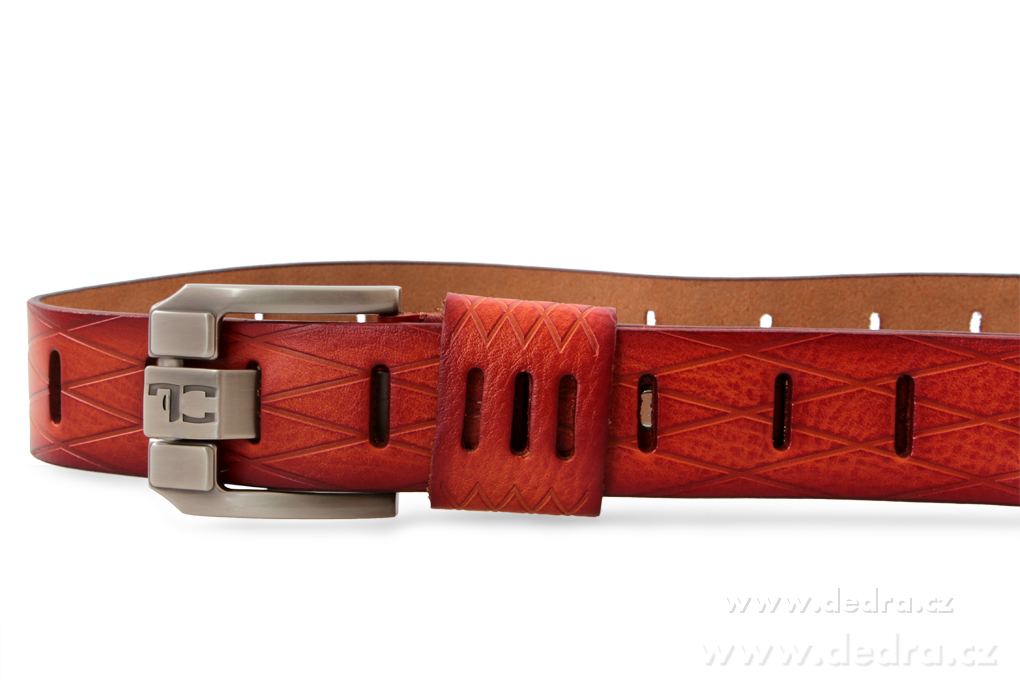 Kožený opasek, s kovovou sponou – náhled 3 | Grand Móda