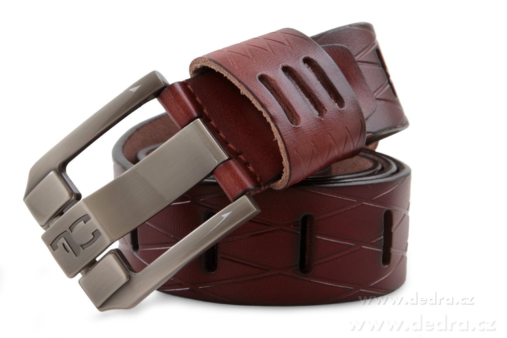 Kožený opasek, s kovovou sponou | Opasky a kíandy | Grand Móda