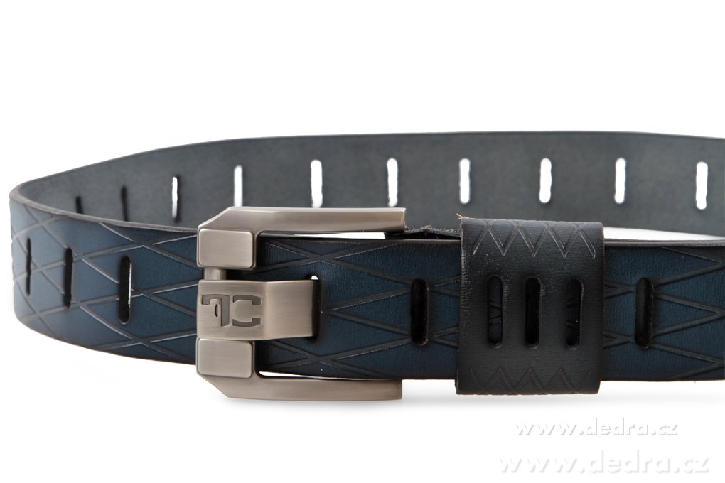 Kožený opasek, s kovovou sponou – náhled 3 | Grand Móda