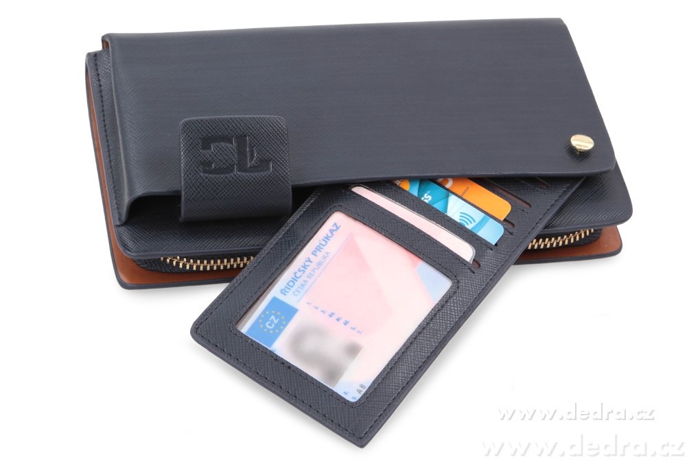 2in1 kožená pánská peněženka a pouzdro – náhled 5 | Grand Móda