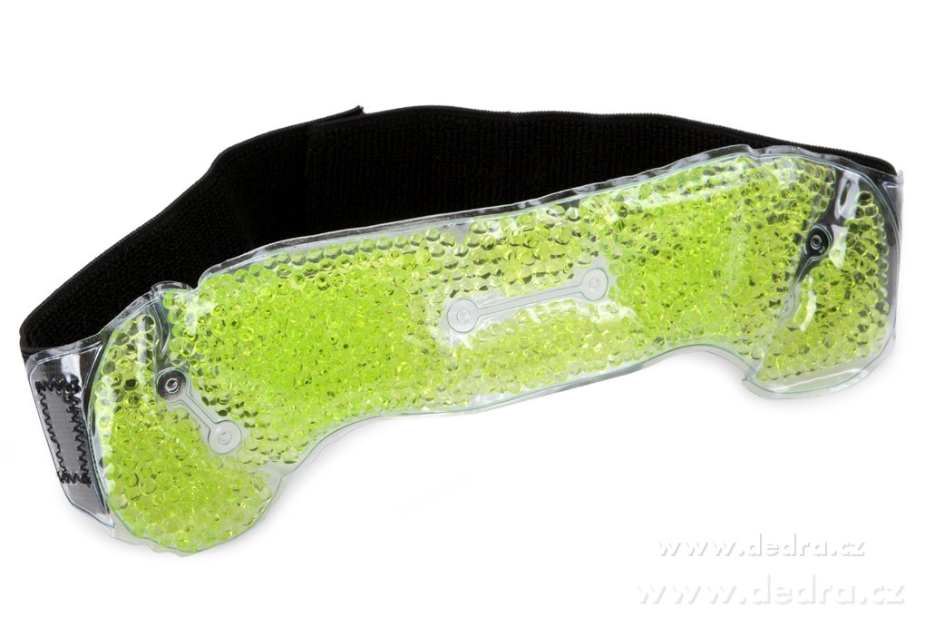 MIGRÉNKA, gelová maska na migrénu a bolesti hlavy, teplý i studený obklad, XXL 28 × 8 cm | Úleva od bolesti | Grand Móda