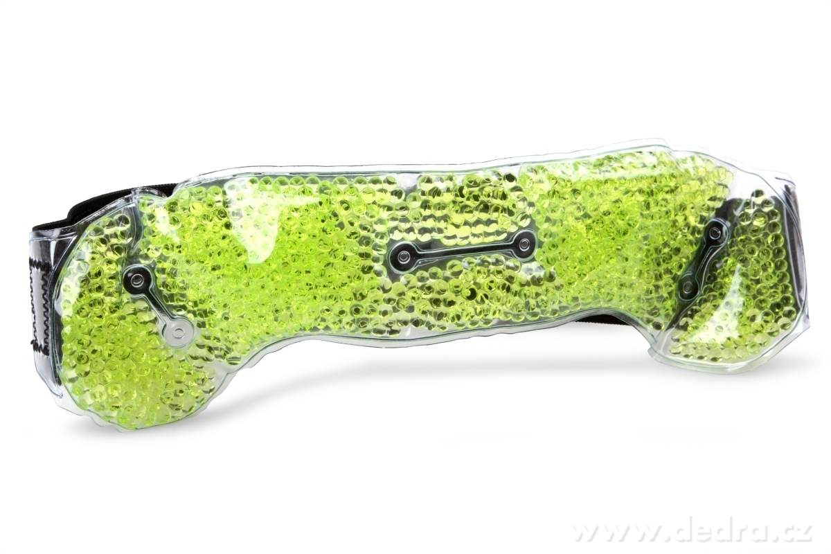 MIGRÉNKA, gelová maska na migrénu a bolesti hlavy, teplý i studený obklad, XXL 28 × 8 cm – náhled 2 | Grand Móda