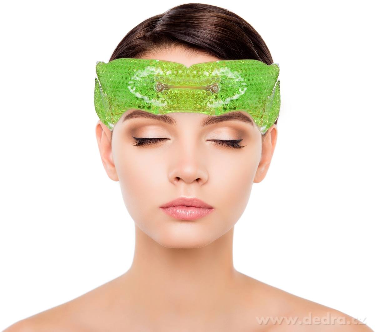 MIGRÉNKA, gelová maska na migrénu a bolesti hlavy, teplý i studený obklad, XXL 28 × 8 cm – náhled 3 | Grand Móda