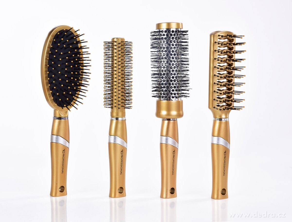 FC PROFESSIONAL, oválný kartáč na vlasy, 23 cm, pro lesk a jemné rozčesání – náhled 3 | Grand Móda