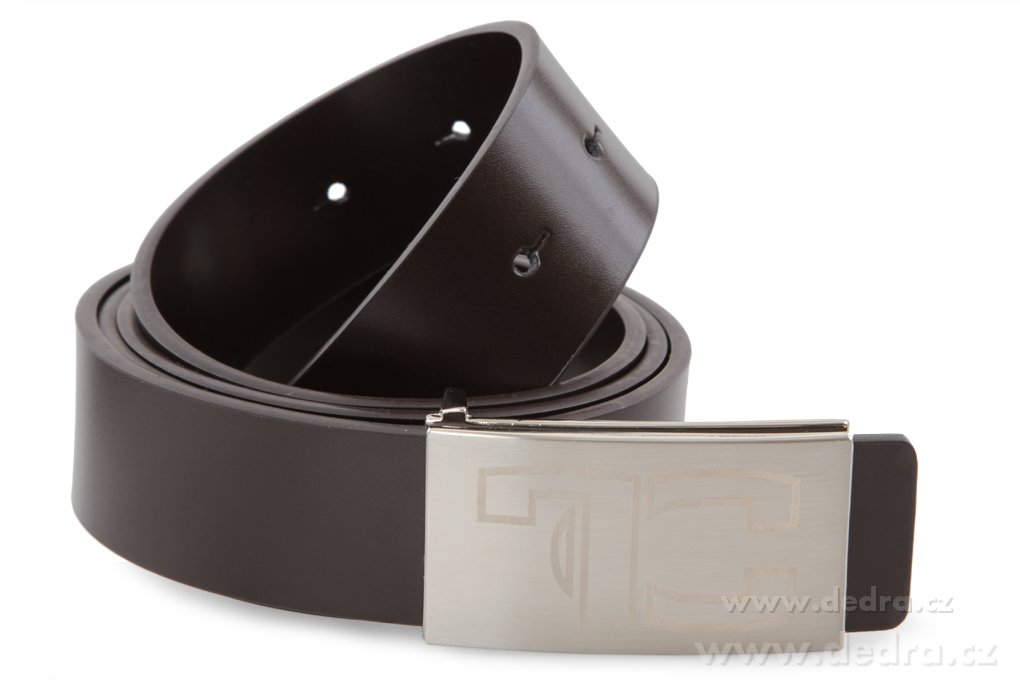 Kožený opasek, tmavě hnědý