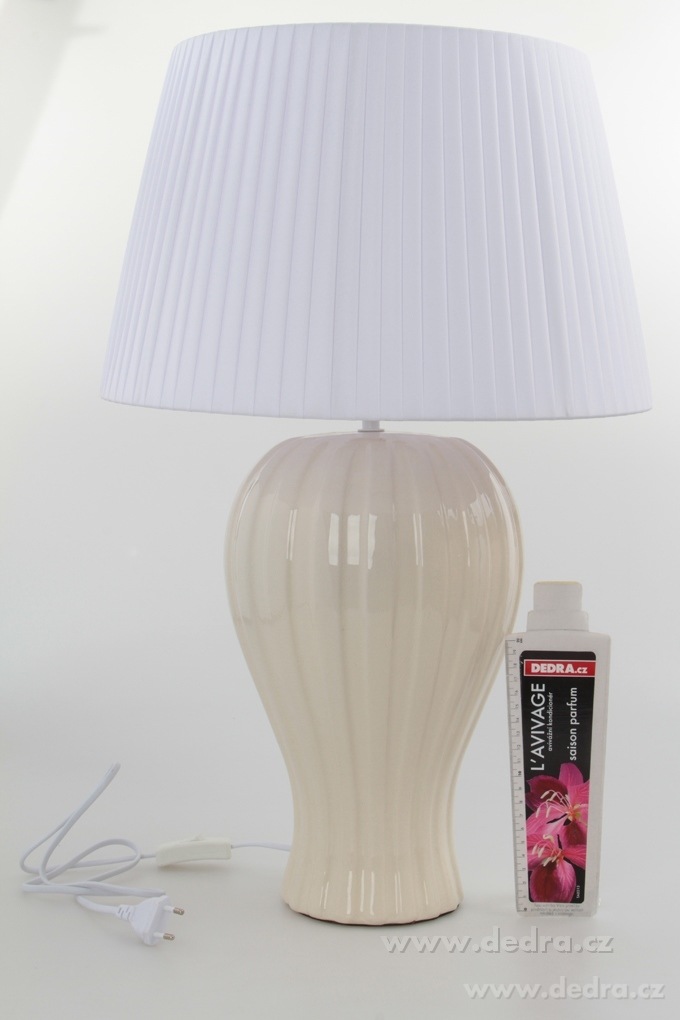 BELL XXL stolní lampa, krémová - výška 62 cm – náhled 4 | Grand Móda