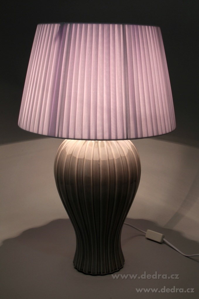 BELL XXL stolní lampa, šedá - výška 62 cm – náhled 6 | Grand Móda