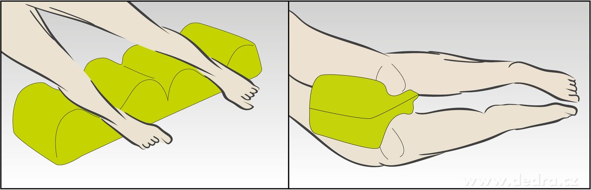 ANATOMIXX®, rozkládací podložka pod nohy & kolena 2v1, z paměťové pěny, úleva pro klouby a pánev – náhled 3 | Grand Móda