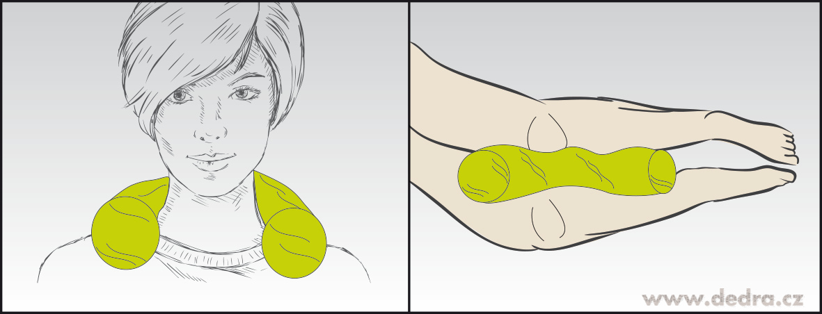 ANATOMIXX® FLEXIBLE, tvarovatelný multifunkční polštář z paměťové pěny 63 × 10 cm, opora pro krk, záda & klouby – náhled 3 | Grand Móda