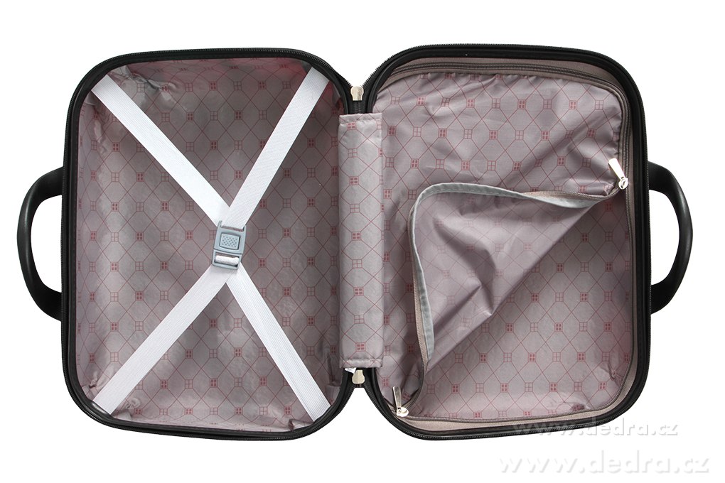 Kufr příruční větší, PINK BUTTERFLY – náhled 3 | Grand Móda