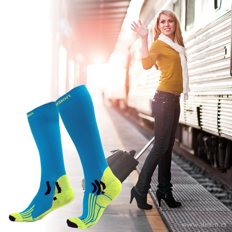 COMPRESSION, funkční kompresní podkolenky vel. 37–41, pro sport, cestování & regeneraci – náhled 5 | Grand Móda