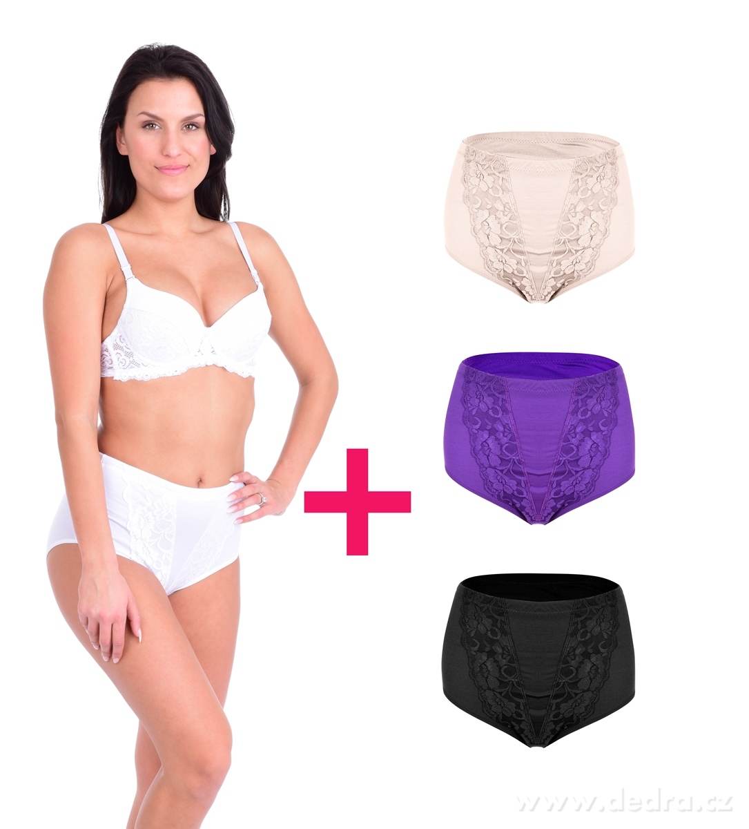3+1 ZDARMA BRIDGET, kalhotky klasického střihu | Kalhotky | Grand Móda