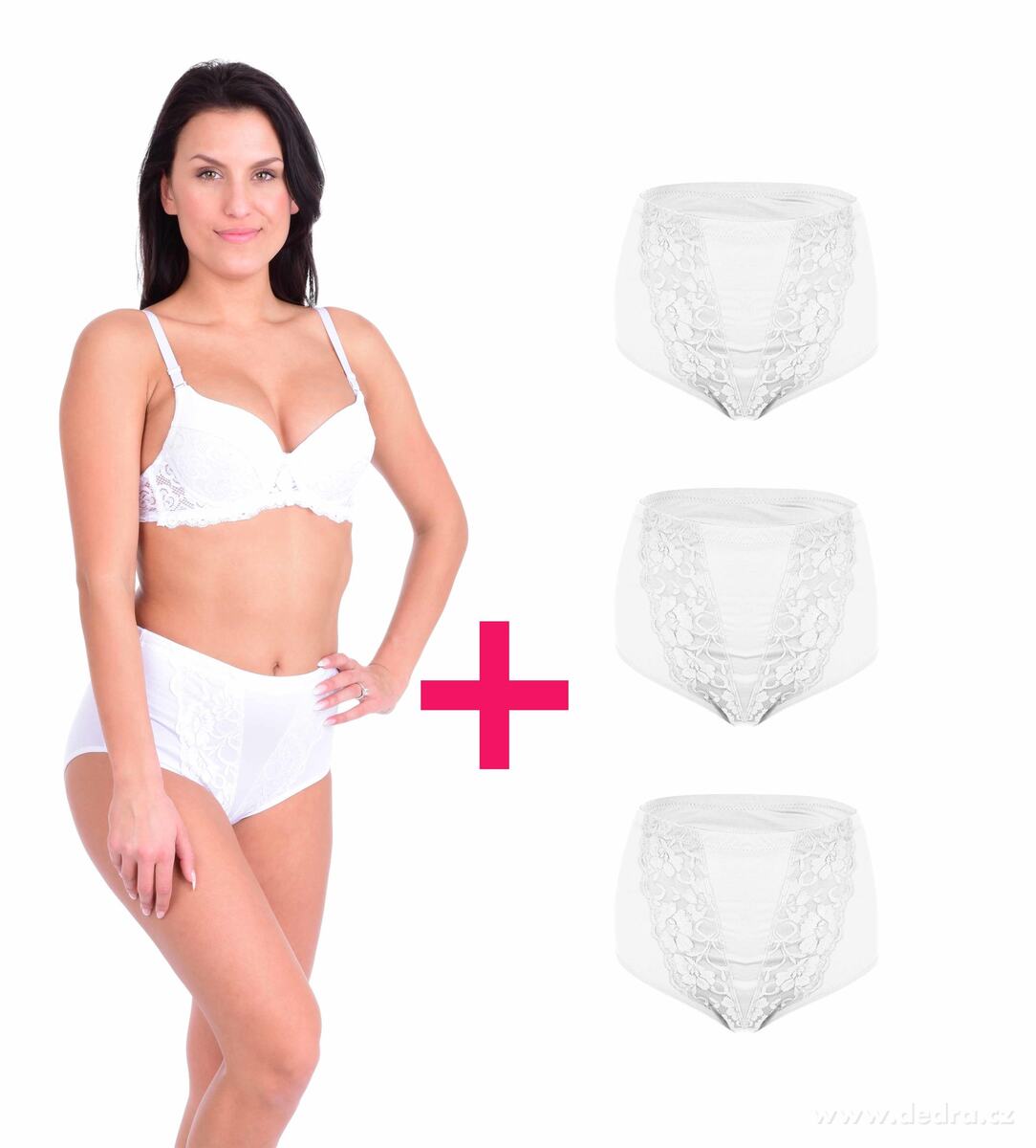 3+1 ZDARMA BRIDGET, kalhotky klasického střihu