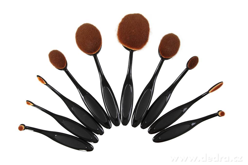 10dílná sada kosmetických profi štětců ULTRA PRECISION | Péče o tďlo a vlasy Ôťé´ŞĆ | Grand Móda