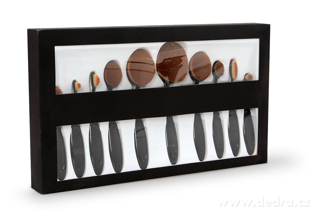 10dílná sada kosmetických profi štětců ULTRA PRECISION – náhled 3 | Grand Móda