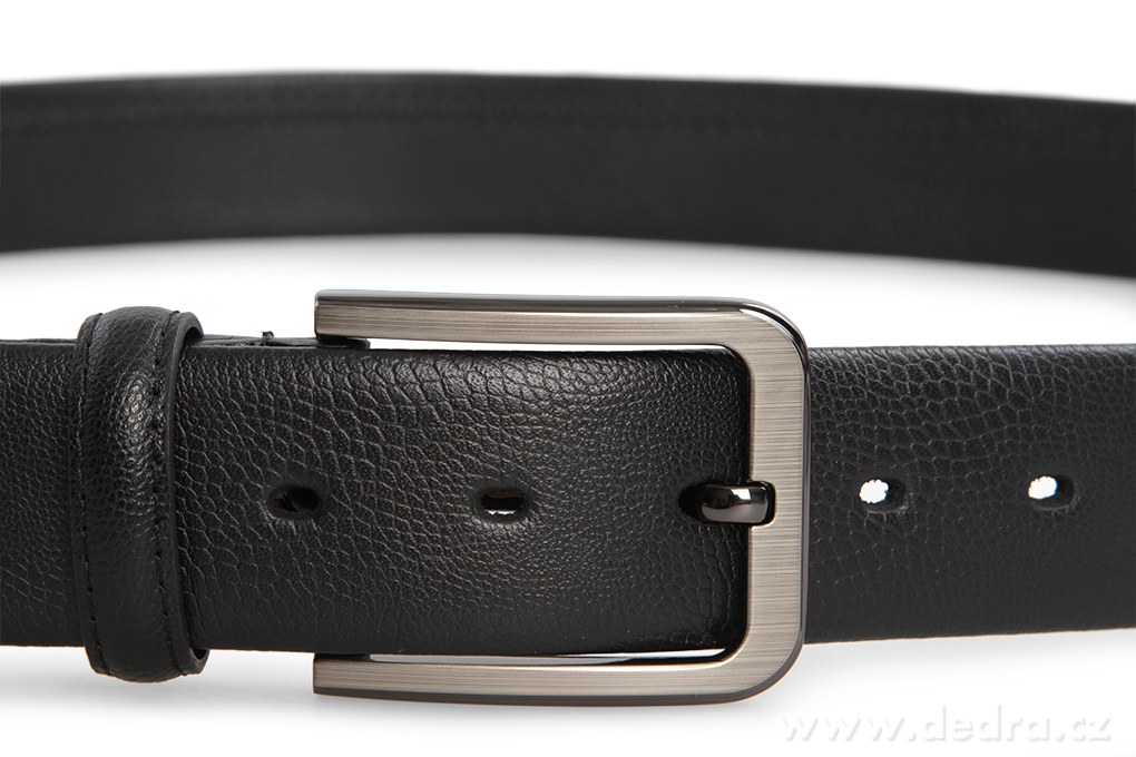 Kožený opasek, s kovovou sponou – náhled 2 | Grand Móda