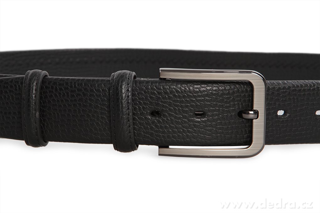 Kožený opasek, s kovovou sponou – náhled 2 | Grand Móda