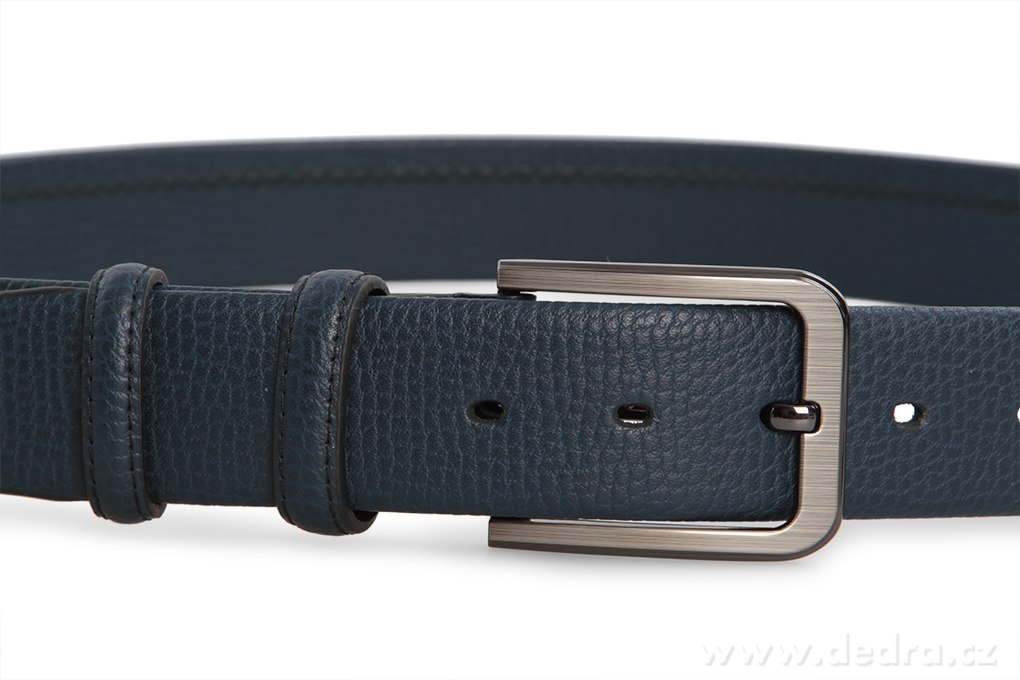 Kožený opasek, s kovovou sponou – náhled 2 | Grand Móda