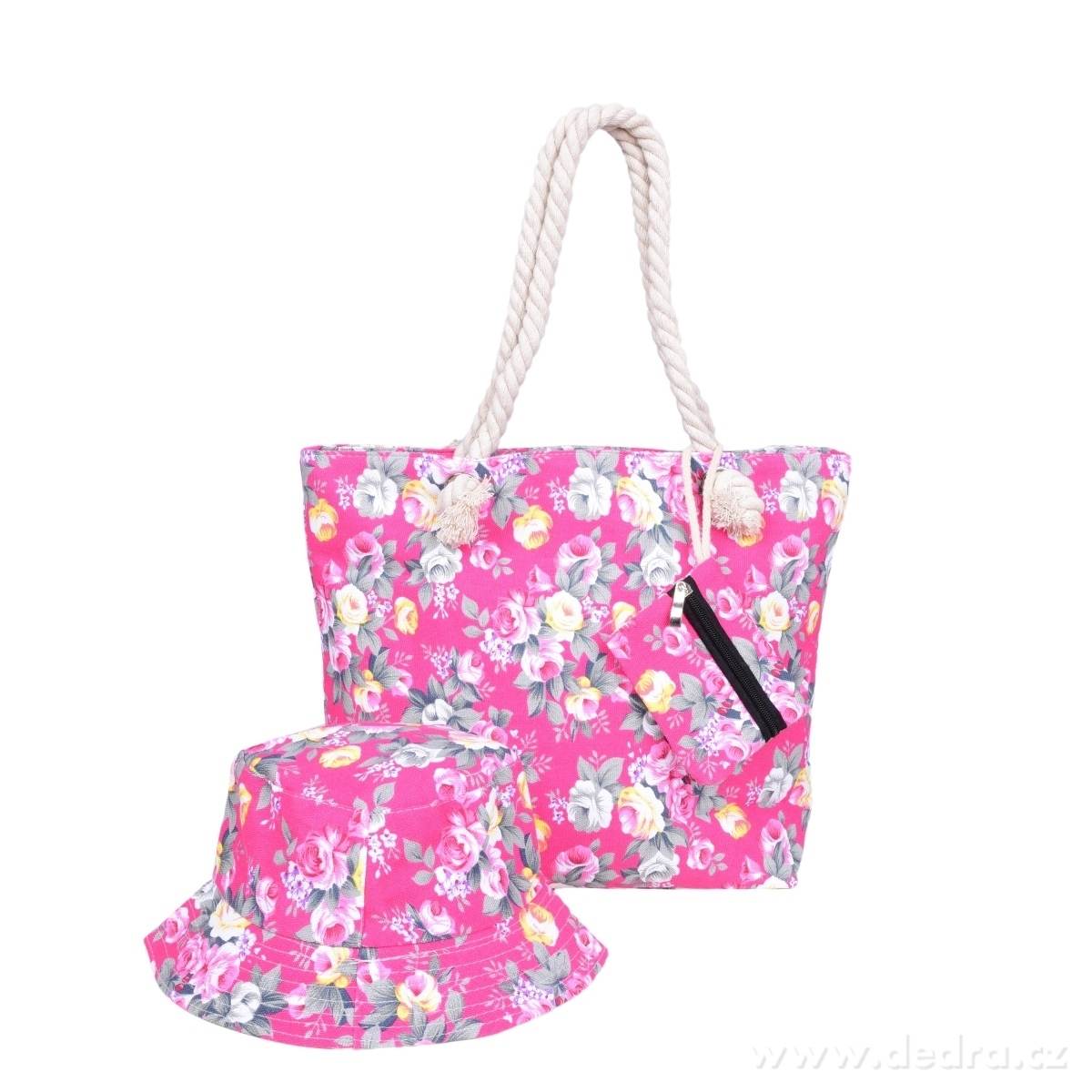 3 v 1 SET ROMANTIC, kabelka, pouzdro a klobouk | Kabelky ­čĹť | Grand Móda