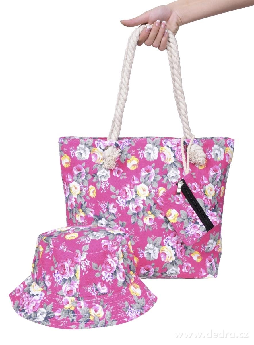 3 v 1 SET ROMANTIC, kabelka, pouzdro a klobouk – náhled 3 | Grand Móda
