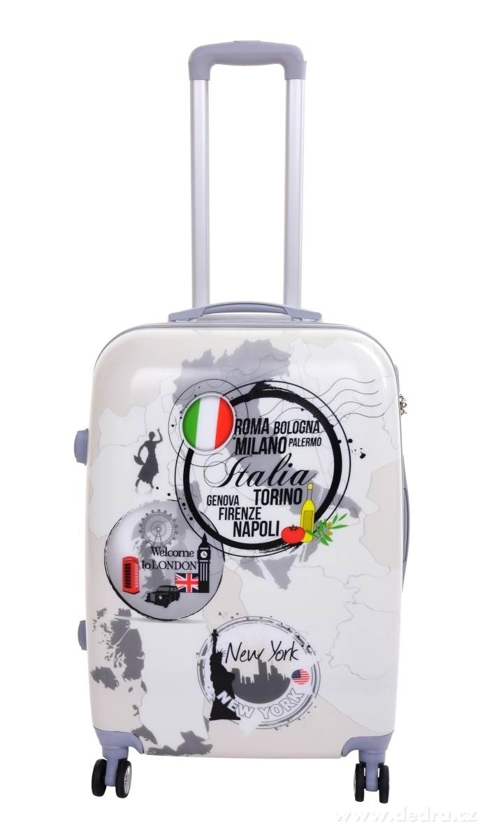 Kufr menší, POST STAMP | Malé a kabinové kufry | Grand Móda