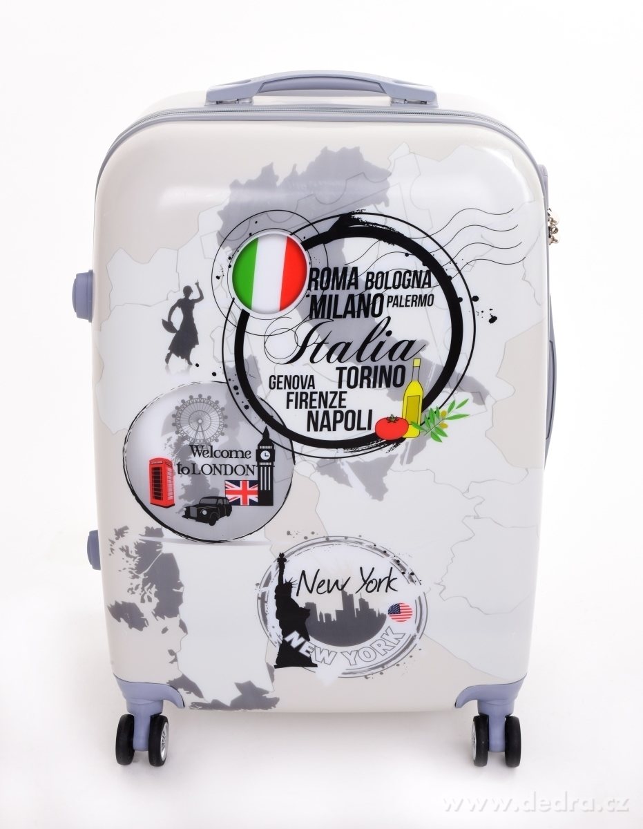 Kufr menší, POST STAMP – náhled 2 | Grand Móda