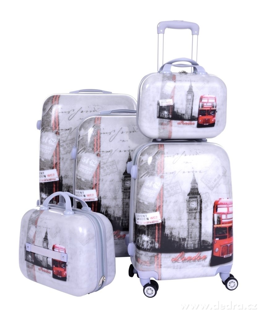 Kufr příruční větší, LONDON BUS – náhled 3 | Grand Móda