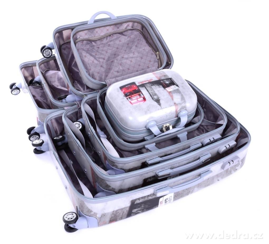 Kufr příruční větší, LONDON BUS – náhled 4 | Grand Móda