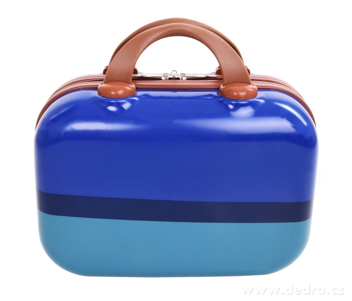 Kufr příruční, BLUE TURQUOISE | Malé a kabinové kufry | Grand Móda