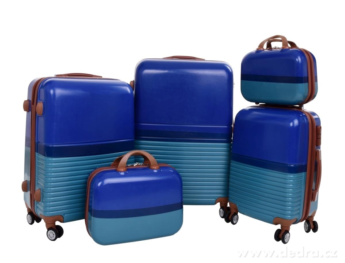 Kufr příruční, BLUE TURQUOISE – náhled 4 | Grand Móda