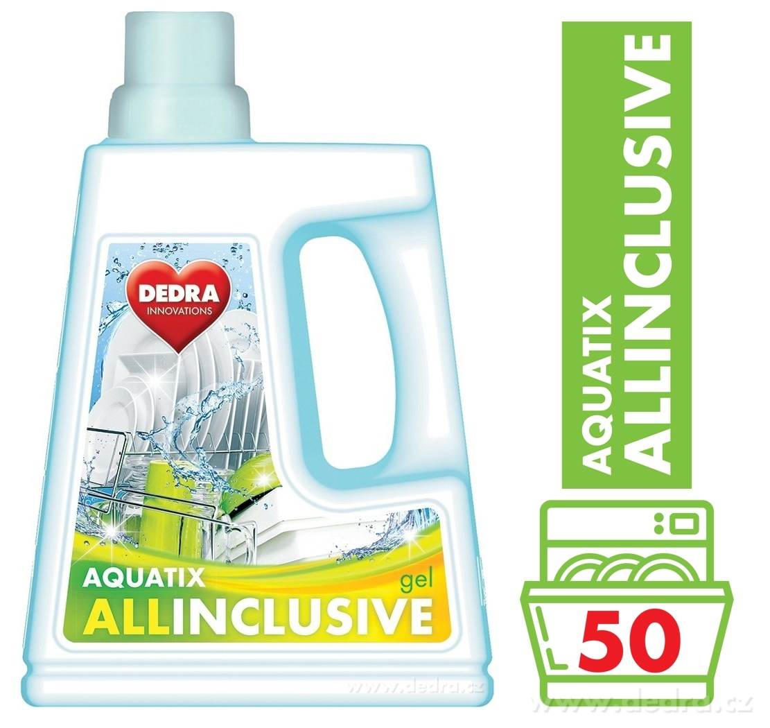 AQUATIX ALLINCLUSIVE, gel do myčky 1500 ml | Mytí v myčce | Grand Móda