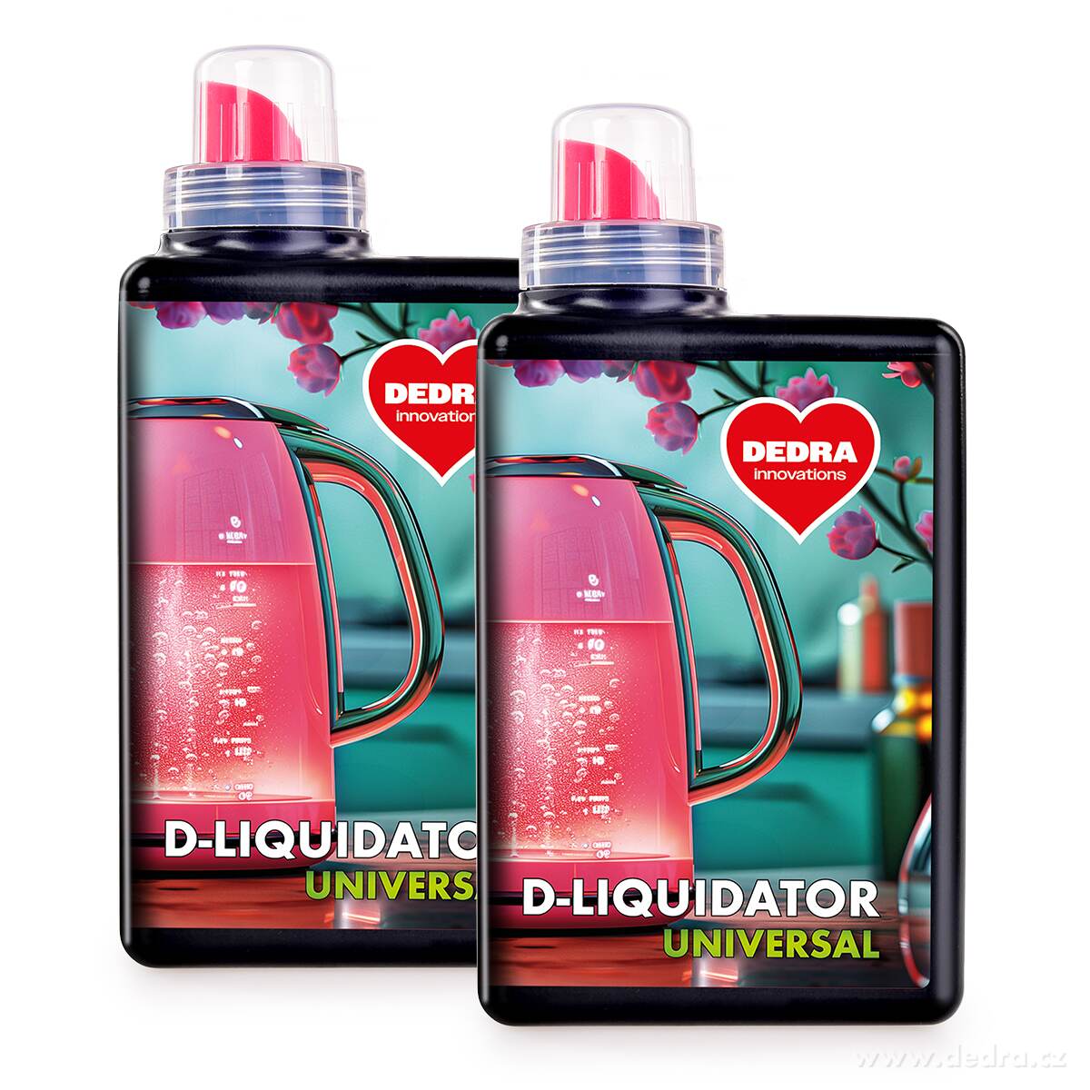 2├Ś D-LIQUIDATOR universal | Odstra┼łova─Ź vodn├şho kamene do spot┼Öebi─Ź┼» | ECO koncentr├ít | 2 ├Ś 500 ml - hlavn├ş obr├ízek | Konvice a k├ívovary | Grand M├│da