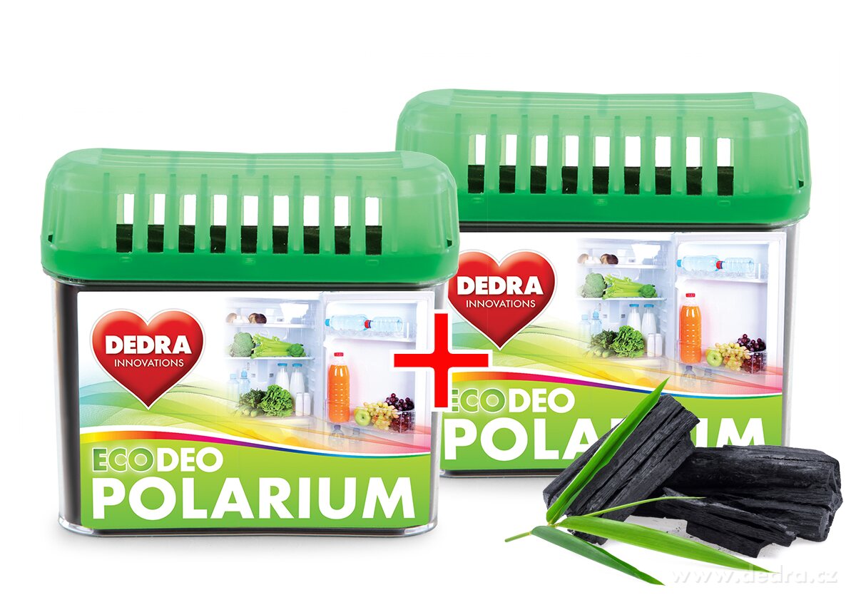 1+1 ZDARMA, POLARIUM DEO, Pohlcovač pachů do lednice, 2× 70 g | Produkty za bonusové body | Grand Móda