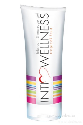 INTIMWELLNESS®, Lubrikační a masážní gel s vůní tropického ovoce, 200 ml