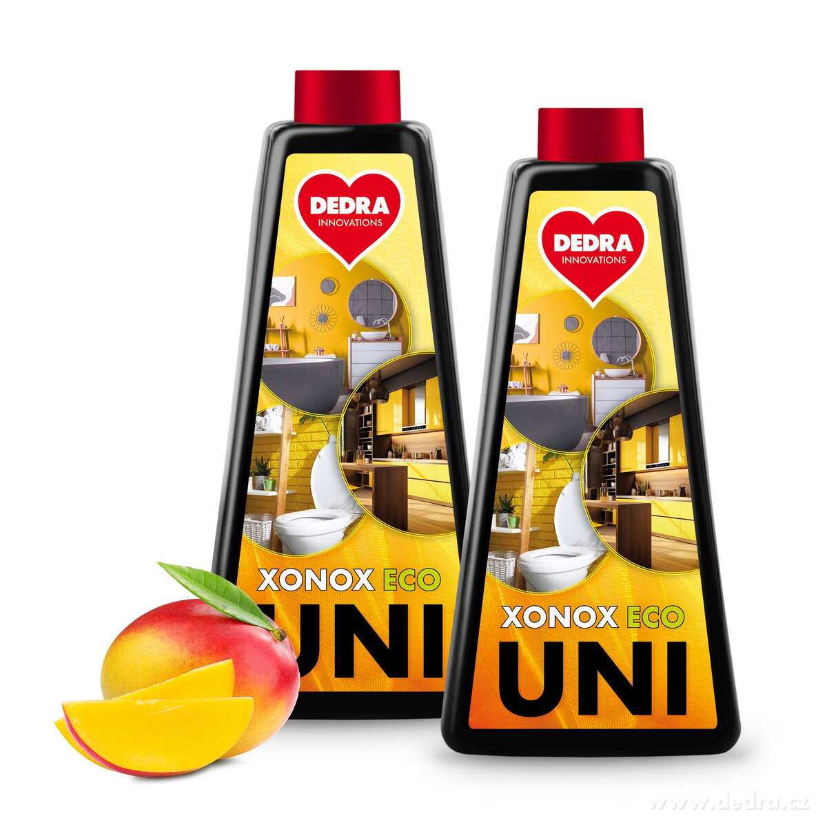 2 ks XONOX UNI | Univerz├íln├ş p─Ťnov├Ż ─Źisti─Ź na hladk├ę povrchy | 2 x 500 ml - hlavn├ş obr├ízek | Koupelna a WC | Grand M├│da