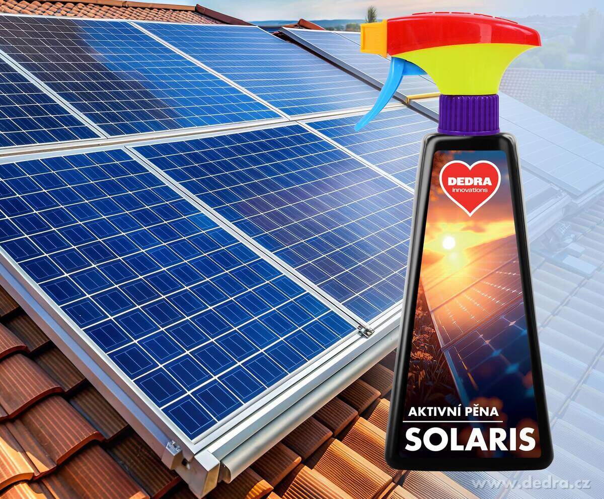 2+1 ZDARMA | SOLARIS┬« | Intenzivn├ş p─Ťnov├Ż ─Źisti─Ź sol├írn├şch panel┼» a fotovoltaick├Żch syst├ęm┼» - obr├ízek 2 | Elektronika a technika | Grand M├│da