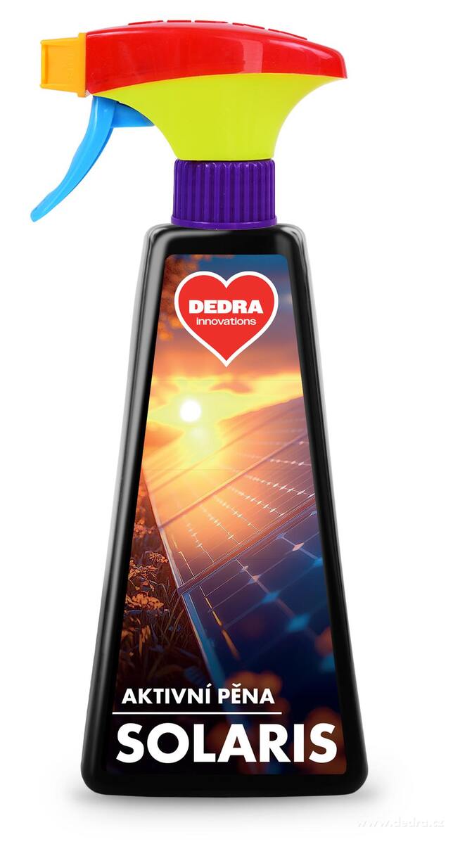 SOLARIS┬« | Intenzivn├ş p─Ťnov├Ż ─Źisti─Ź sol├írn├şch panel┼» a fotovoltaick├Żch syst├ęm┼» - hlavn├ş obr├ízek | Elektronika a technika | Grand M├│da