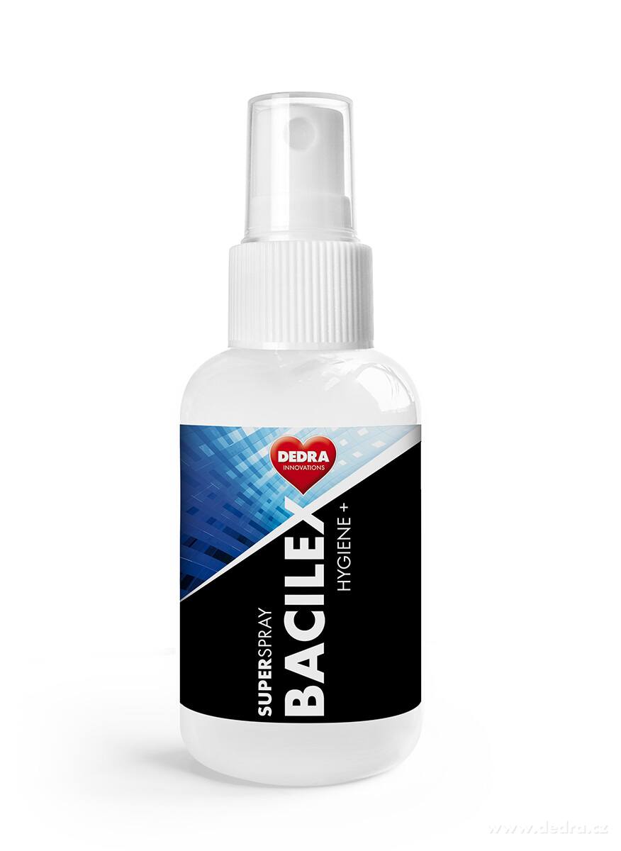 70% desinfekční kapesní superčistič hladkých ploch SUPERSPRAY BACILEX HYGIENE+ 50 ml | WC čističe | Grand Móda