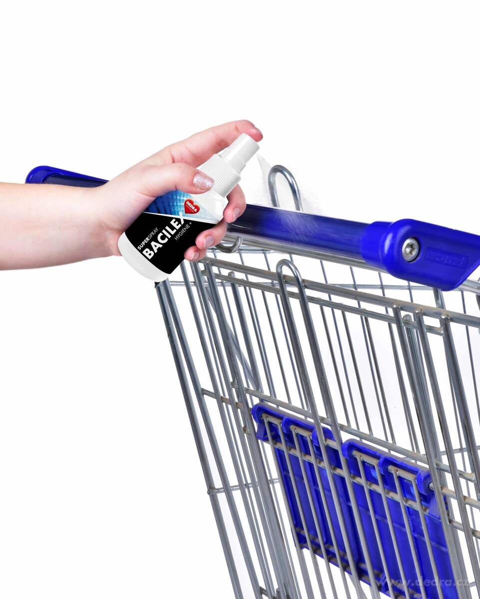 70% desinfekční kapesní superčistič hladkých ploch SUPERSPRAY BACILEX HYGIENE+ 50 ml – náhled 2 | Grand Móda