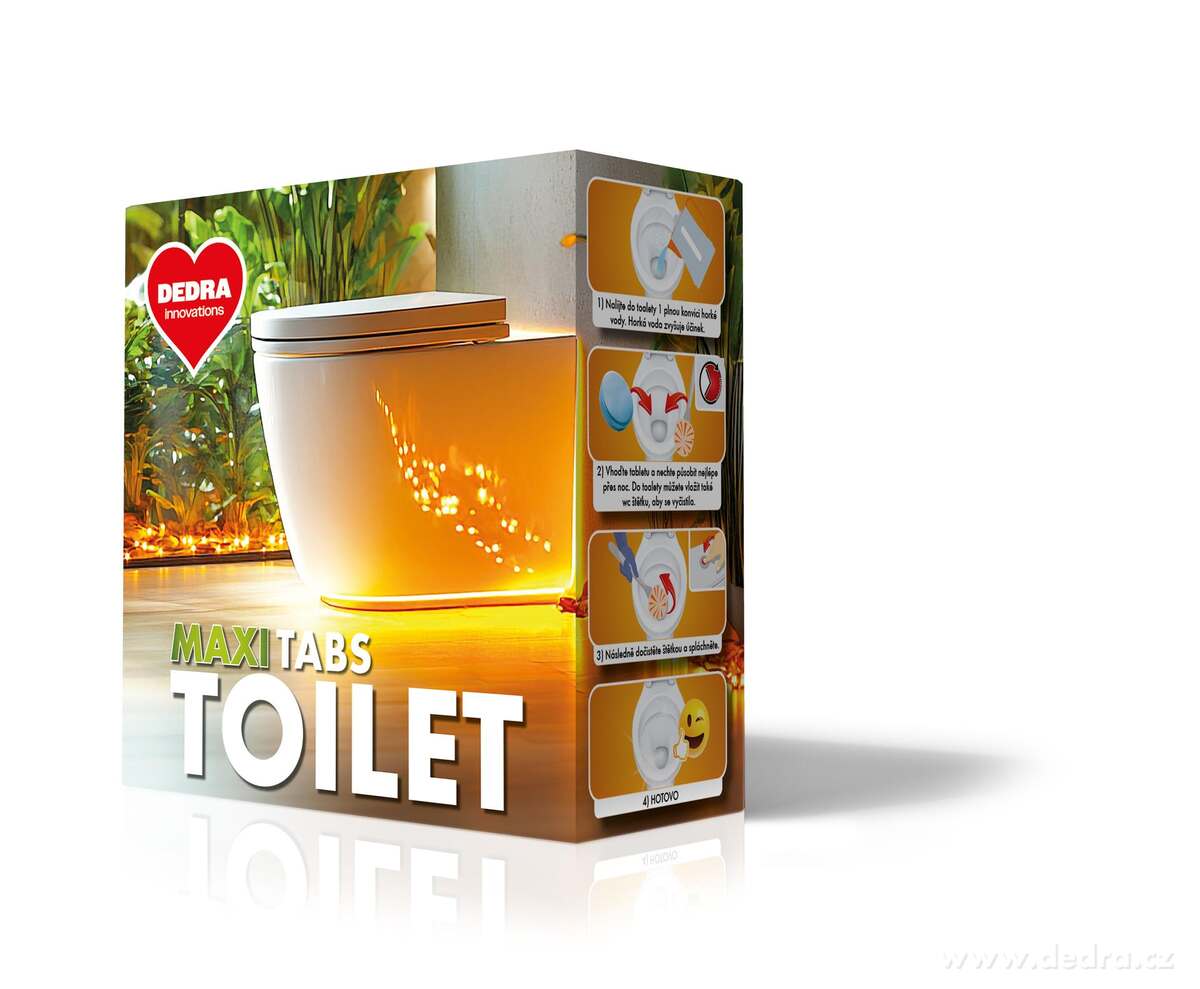MAXI TABS TOILET | EKO samo─Źistic├ş tablety do WC, odtoku & odpadu | 2 ks - obr├ízek 2 | WC ─Źisti─Źe | Grand M├│da