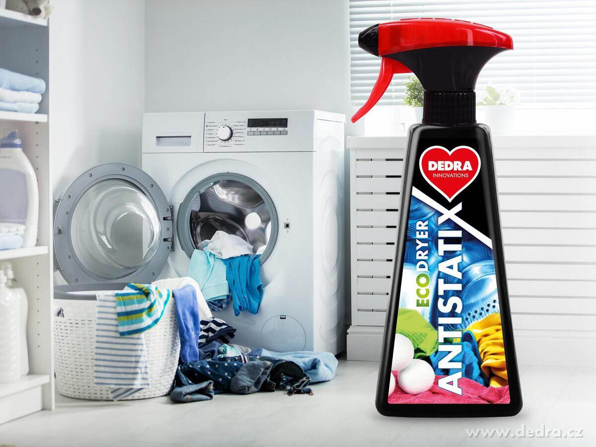 2├Ś ANTISTATIX | Antistatick├Ż sprej do su┼íi─Źky | n├íhrada ubrousk┼» | 2 ├Ś 500ÔÇ»ml - obr├ízek 2 | Su┼íen├ş a ┼żehlen├ş | Grand M├│da