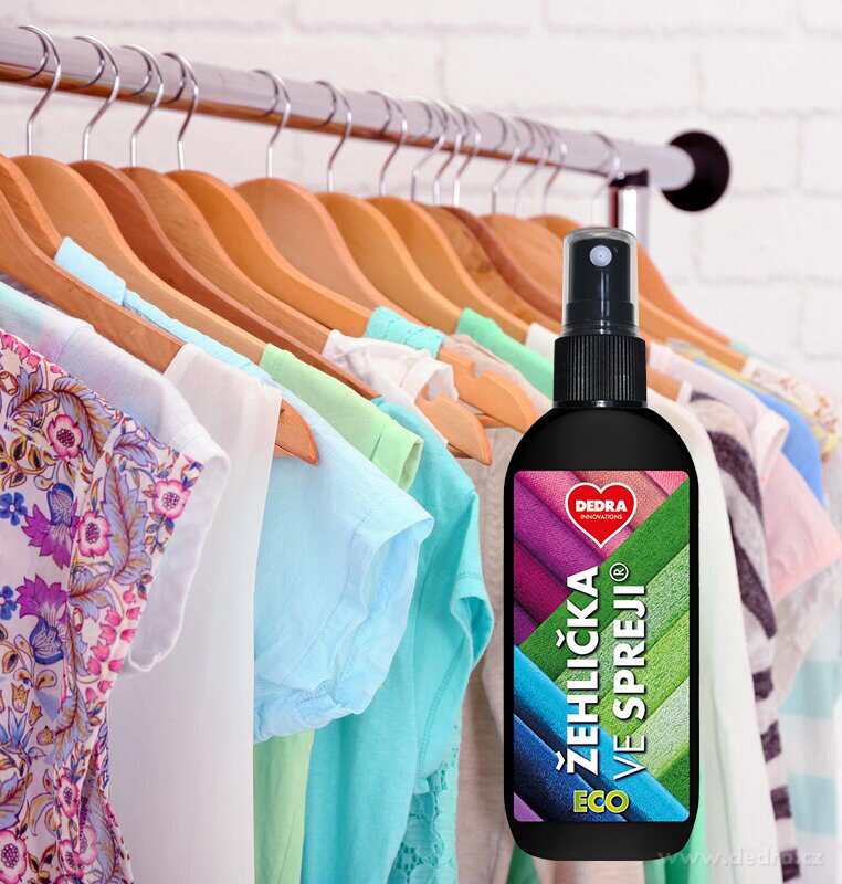 ECO žehlička ve spreji® na vyrovnání skladů a záhybů na oblečení – náhled 2 | Grand Móda