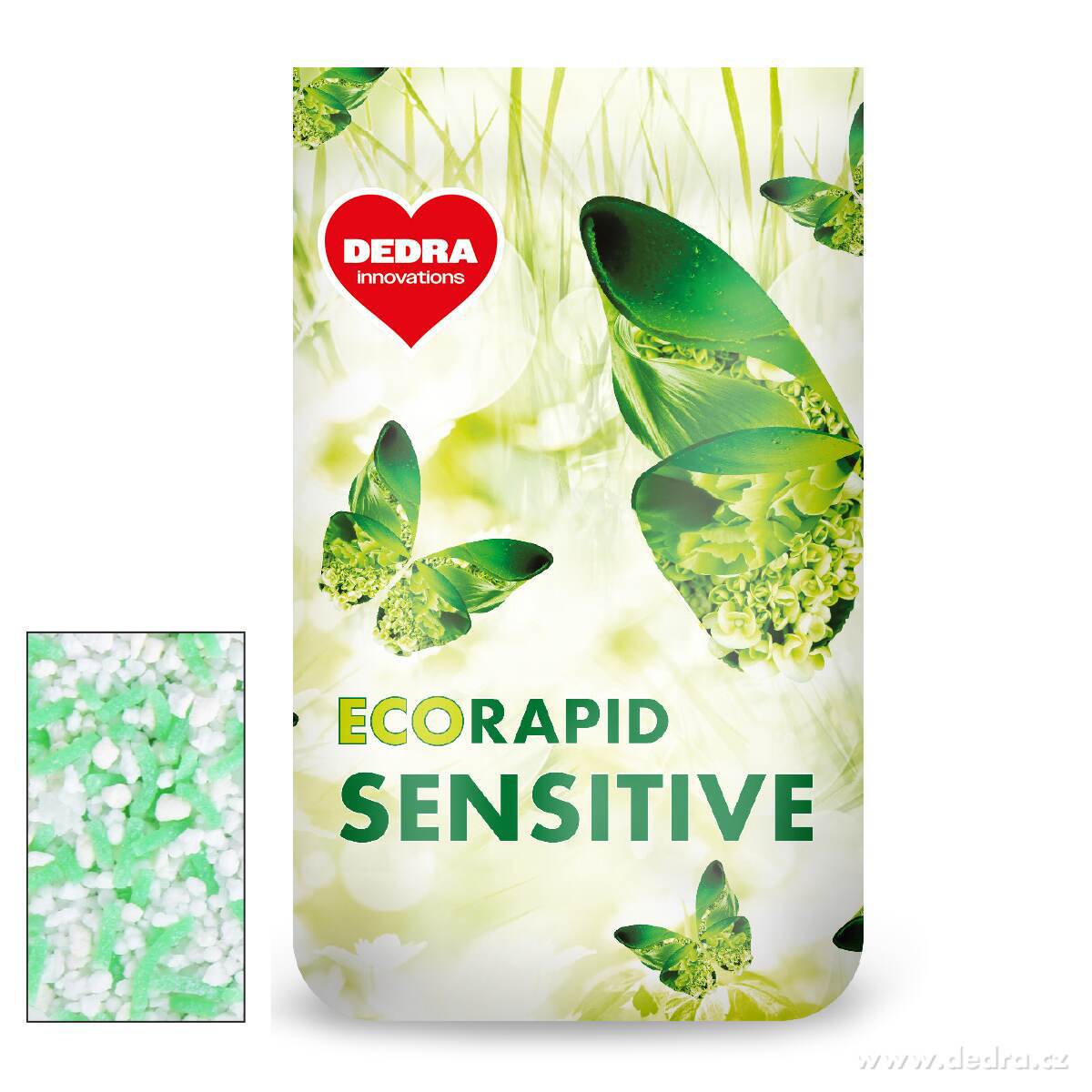 SENSITIVE, Prací prášek pro citlivou pokožku & miminka, ECORAPID, 60 praní | Citlivá pokožka ­čĺÜ | Grand Móda