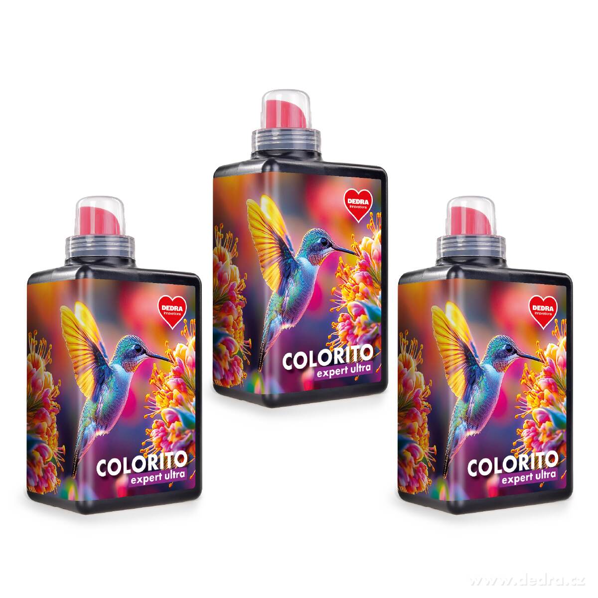 3× COLORITO, Prací gel na barevné prádlo s ochranou barev, EXPERT ULTRA, 84 praní