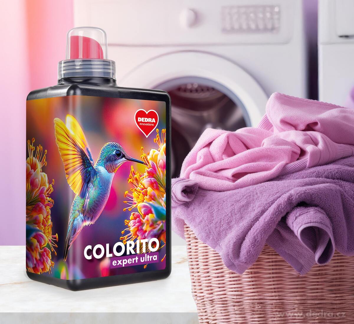 COLORITO | Prac├ş gel na barevn├ę pr├ídlo s ochranou barev | EXPERT ULTRA | 28 pran├ş - obr├ízek 3 | Barevn├ę a ─Źern├ę pr├ídlo | Grand M├│da