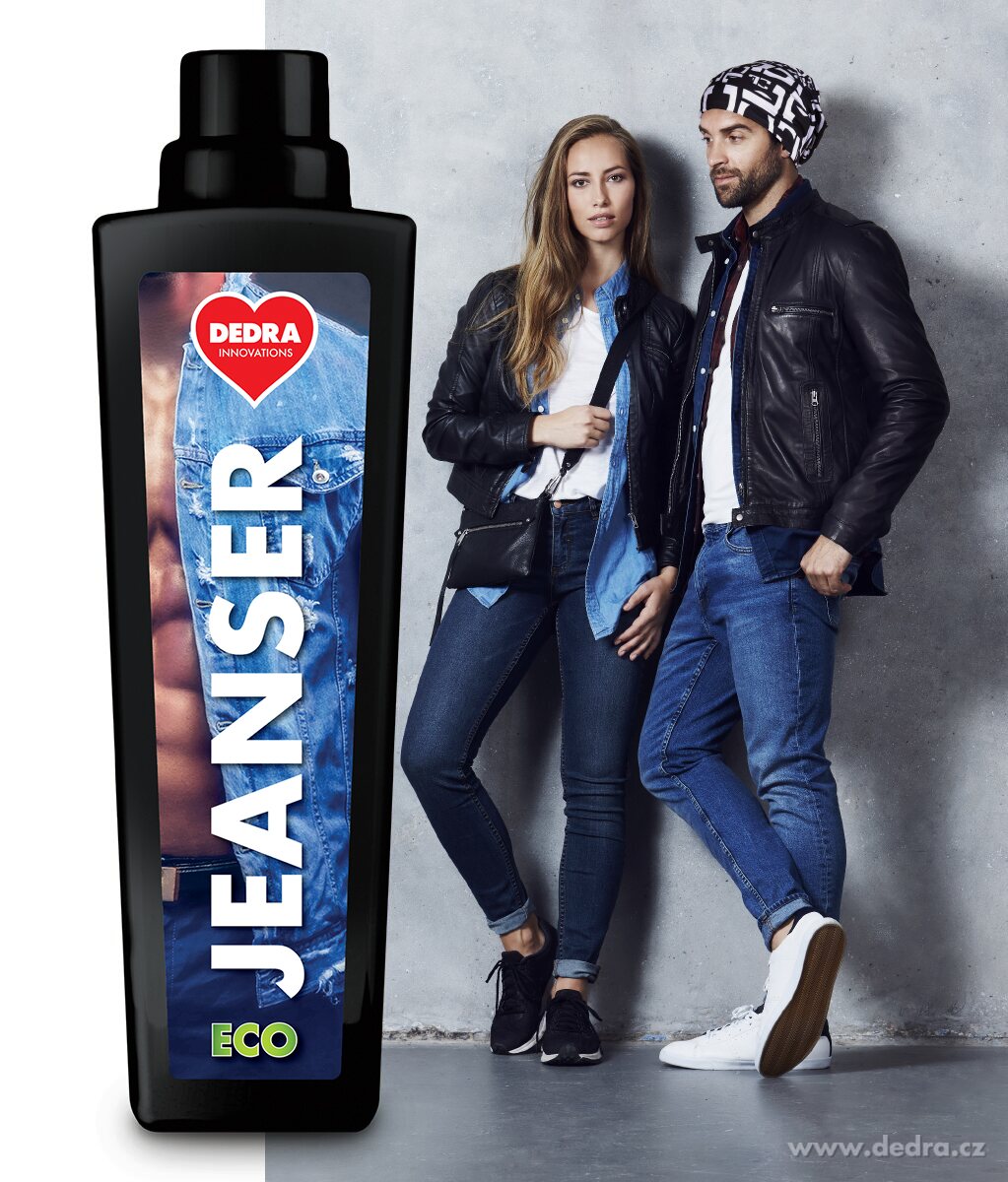 JEANSER, Prací gel na denim & tmavé prádlo, stabilizátor barev & bioenzymy, 15 praní – náhled 2 | Grand Móda